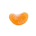 Mandarin slice isolated Royalty Free Stock Photo