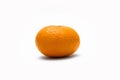Mandarin on a white background. Isolate. Royalty Free Stock Photo
