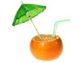 Mandarine drink Royalty Free Stock Photo