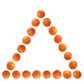 Mandarines pyramid