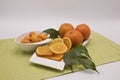 Mandarins on the table