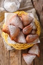 Mandazi is a slightly sweet East African Street Food; spicy, air Royalty Free Stock Photo
