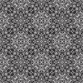 Mandela pattern Seamless vector. Traditional style pattern black n white.