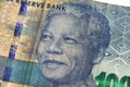 Mandela on a South african hundred rand note