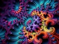 Mandelbrot fractal principal Royalty Free Stock Photo