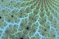 Mandelbrot set displaying intricate mathematical fractal patterns Royalty Free Stock Photo