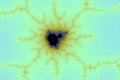 Mandelbrot set fractal, complex geometric abstract patterns Royalty Free Stock Photo