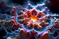 mandelbrot set hologram a fractal generated by a simple mathemat