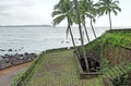 River Side of Reis Magos Fort in Goa