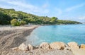 Mandrac Beach in Dubrovnik, Croatia Royalty Free Stock Photo