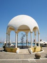 Mandraki embankment pavilion Royalty Free Stock Photo