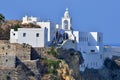 Mandraki,island Nisyros,Greece Royalty Free Stock Photo