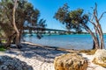 Mandurah Estuary Bridge Mandurah Bypass Royalty Free Stock Photo