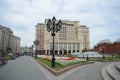 Manege square, the State Duma of the Russian Federation and the hotel Moscow.