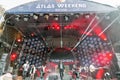 The Maneken performs live at Atlas Weekend Festival. Kiev, Ukraine.