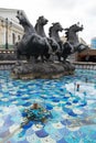 Manez Square in Moscow. Royalty Free Stock Photo