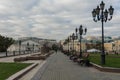 Manezhnaya ploshchad. Moscow Street scene.