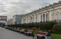 Manezhnaya ploshchad. Moscow Street scene. Royalty Free Stock Photo