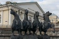 Manezhnaya ploshchad. Moscow Street scene.