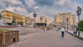 Manezhnaya square,State Duma and four seasons Hotel, Moscow, Russia Royalty Free Stock Photo