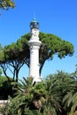 Manfredi Lighthouse upon Janiculum Hills, Rome Royalty Free Stock Photo