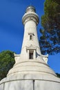 Manfredi Lighthouse at the Gianicolo Janiculum Hill in Rome, Italy