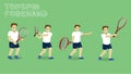 Manga Man Topspin Forehand Tennis Set Tutorial