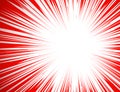 Manga comic book flash explosion radial lines background. Royalty Free Stock Photo