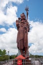 Mangal Mahadev, Shiva Statue at the entrance to the Ganga Talao Temple at Grand Bassin, Mauritius Royalty Free Stock Photo