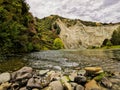 Mangaweka river canyon in Manawatu region in New Zealand Royalty Free Stock Photo