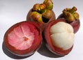 Manggis or Mangosteen Royalty Free Stock Photo