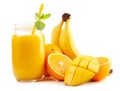 Mango banana orange smoothie