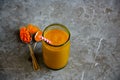 Mango banana turmeric smoothie