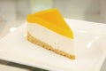 Mango Cheescake Royalty Free Stock Photo