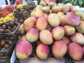 Mango and cherry tomatoes in Carmel market, Tel Aviv Royalty Free Stock Photo