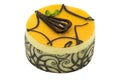 Mango chocolate mousse cake Royalty Free Stock Photo