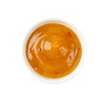 Mango Chutney, Sweet Orange Chili Paste, Mango Chilli Sauce on White Royalty Free Stock Photo