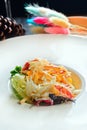 Mango Crab meat salad Royalty Free Stock Photo