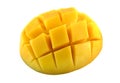 Mango Cubed Royalty Free Stock Photo