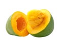 Mango Cut Open Royalty Free Stock Photo