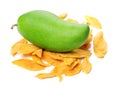 Mango and Dried mango Royalty Free Stock Photo