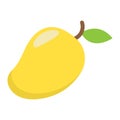 Mango flat icon, fruit and tropical