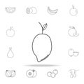 Mango Fruit icon. Fruit icons universal set for web and mobile Royalty Free Stock Photo