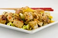 Mango and Grilled Chicken Salad Royalty Free Stock Photo