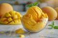 mango ice cream tropical delight