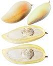 Mango, isolate on a white background. Royalty Free Stock Photo