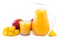 Mango juice Royalty Free Stock Photo