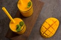 Mango lassi Indian summer drink Royalty Free Stock Photo