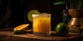 Mango Margarita. A tropical twist on a classic margarita