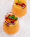 Mango and Raspberry Mojito